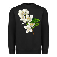 Black Mock Oranges Heavyweight Sweatshirt - LillyAllenDesigns