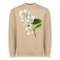 Mushroom Mock Oranges Heavyweight Sweatshirt - LillyAllenDesigns