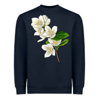 Navy Mock Oranges Heavyweight Sweatshirt - LillyAllenDesigns