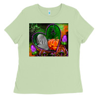 Matcha halloween heart mouse pad Ladies Tee - BundleAndBundleShop