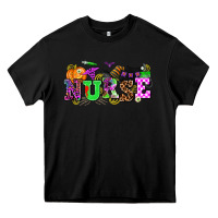 Black halloween nurse Heavy Core Tee - AdoDesignShop