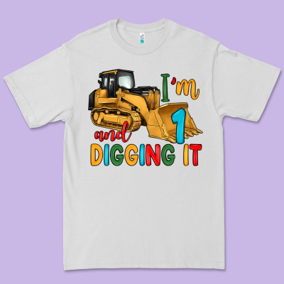I'm 1 And Digging It Premium Tee Designed By Artiststas
