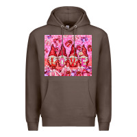 Coffee Love gnomies with gift boxes tumbler Premium Hoodie - HowdyJamesFarm