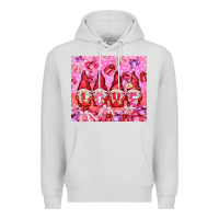 Dove Grey Love gnomies with gift boxes tumbler Premium Hoodie - HowdyJamesFarm