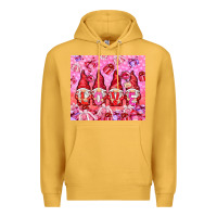 Mustard Love gnomies with gift boxes tumbler Premium Hoodie - HowdyJamesFarm