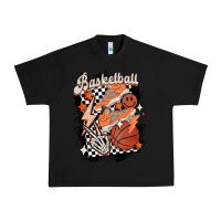 Black checkered retro basketball Urban Heavy Tee - MaliasSmallBusiness