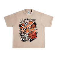 French Oak checkered retro basketball Urban Heavy Tee - MaliasSmallBusiness