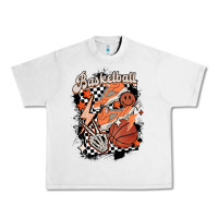 Lunar Rock checkered retro basketball Urban Heavy Tee - MaliasSmallBusiness