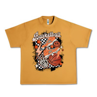 Peanut Butter checkered retro basketball Urban Heavy Tee - MaliasSmallBusiness