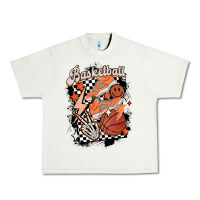 Pistachio checkered retro basketball Urban Heavy Tee - MaliasSmallBusiness