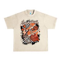 Sandshell checkered retro basketball Urban Heavy Tee - MaliasSmallBusiness