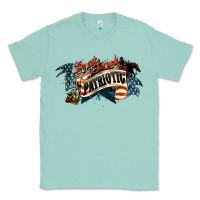 Seafoam patriotic drunk america Classic Tee - NancyCooperArtShop