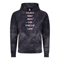 Cloud Black believe like mary trust like joseph valentine s da Vintage Hoodie - MaliasSmallBusiness