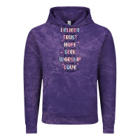 Cloud Purple believe like mary trust like joseph valentine s da Vintage Hoodie - MaliasSmallBusiness