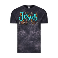 Cloud Black jesus loves you Vintage Tee - JahusDesignShop