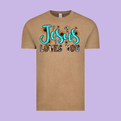 Jesus Loves You Vintage Tee Designed By Jahusdesignshop