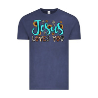 Vintage Denim jesus loves you Vintage Tee - JahusDesignShop
