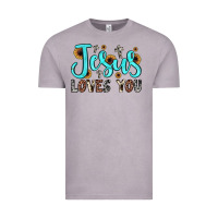 Vintage Zinc jesus loves you Vintage Tee - JahusDesignShop