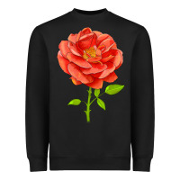 Black All A Twitter Rose Heavyweight Sweatshirt - LillyAllenDesigns