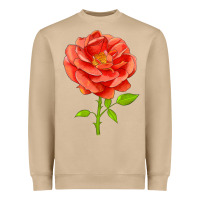 Mushroom All A Twitter Rose Heavyweight Sweatshirt - LillyAllenDesigns