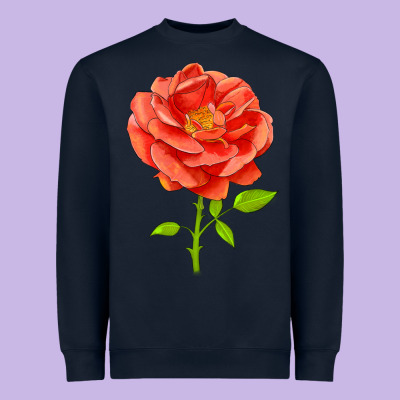 All A Twitter Rose Heavyweight Sweatshirt Designed By Lillyallendesigns