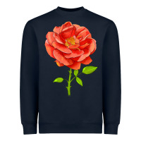 Navy All A Twitter Rose Heavyweight Sweatshirt - LillyAllenDesigns