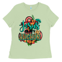 Matcha jesus is my anchor Ladies Tee - Jasminsmagicworld