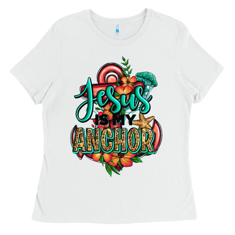 Jesus Is My Anchor Ladies Tee by Jasminsmagicworld | Teevron