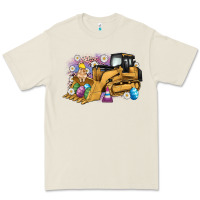 Bone easter bulldozer bunny egg leopard Premium Tee - Artiststas