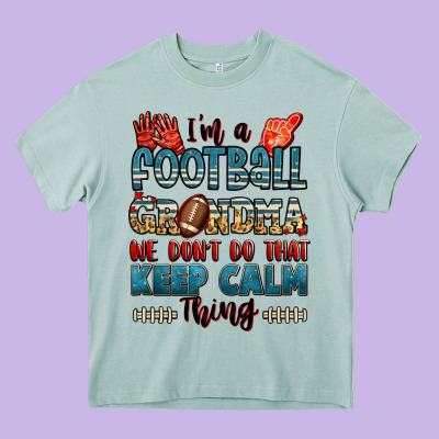 I'm A American Football Grandma We Don't Do That K Heavy Core Tee Designed By Jasminsmagicworld