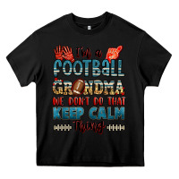 Black i'm a american football grandma we don't do that k Heavy Core Tee - Jasminsmagicworld