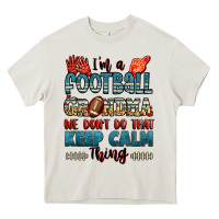 Cream i'm a american football grandma we don't do that k Heavy Core Tee - Jasminsmagicworld