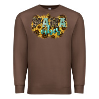 Chestnut Mama vibes leopard mother's day Premium Sweatshirt - HowdyJamesFarm