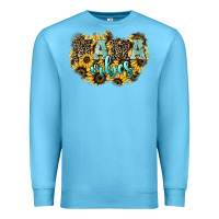 Ocean Blue Mama vibes leopard mother's day Premium Sweatshirt - HowdyJamesFarm