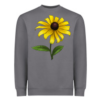 Storm Black Eyed Susan Flower Heavyweight Sweatshirt - LillyAllenDesigns