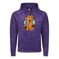 Cloud Purple Serape sunflower pumpkin Vintage Hoodie - NancyCooperArtShop