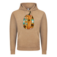 Vintage Coffee Serape sunflower pumpkin Vintage Hoodie - NancyCooperArtShop