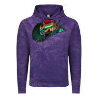 Cloud Purple aztec sunflower cowboy hat Vintage Hoodie - Jasminsmagicworld
