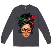 Smoke mexican latina girl messy bun Long Sleeve Tee - LillyAllenDesigns