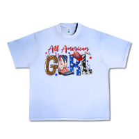 Grape Ice all american girl Urban Heavy Tee - NancyCooperArtShop