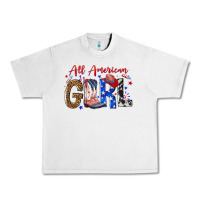 Lunar Rock all american girl Urban Heavy Tee - NancyCooperArtShop