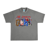 Tornado all american girl Urban Heavy Tee - NancyCooperArtShop