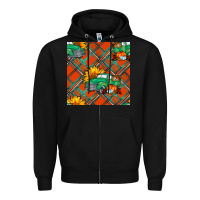 Black Fall truck Zipper Hoodie - NancyCooperArtShop