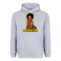 Heather Grey Feeling blacknificent Heavyweight Hoodie - HowdyJamesFarm