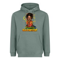 Sage Feeling blacknificent Heavyweight Hoodie - HowdyJamesFarm