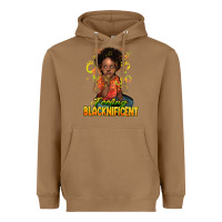 Toasted Coconut Feeling blacknificent Heavyweight Hoodie - HowdyJamesFarm