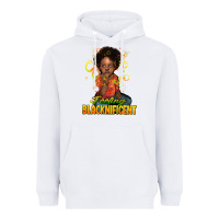 White Feeling blacknificent Heavyweight Hoodie - HowdyJamesFarm