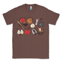 Chestnut baseball mom Classic Tee - MaliasSmallBusiness