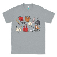 Heather Grey baseball mom Classic Tee - MaliasSmallBusiness