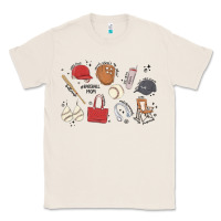 Natural baseball mom Classic Tee - MaliasSmallBusiness